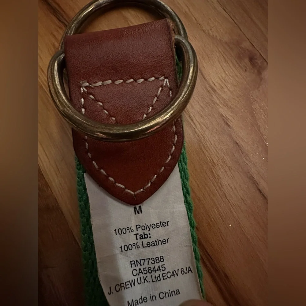 Crewcuts Green Anchor Belt